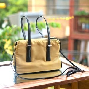 Coach Vintage Y2K Mercer Twill Leather Satchel Bag